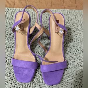Purple Didifu size 8 heels